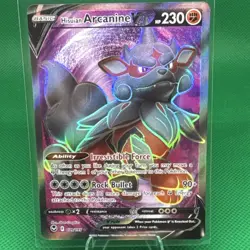 Hisuian Arcanine V 179/195 Full Art Silver Tempest Pokemon TCG - Image 1