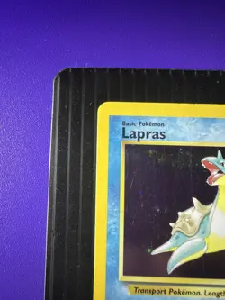 1999 Lapras Holo Rare English MP Pokemon TCG WOTC Card 10/62 Fossil - Image 2