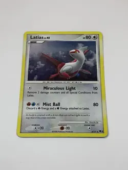 Latias Lv.45 3/17 POP 7 Promo Cosmos Holo Rare 2008 Pokemon TCG Card MP - Image 1