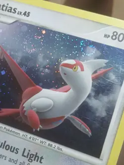 Double SWIRL HP Pokemon Latias Lv.45 Rare Holo 3/17 POP 7 - Image 2