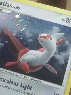 Double SWIRL HP Pokemon Latias Lv.45 Rare Holo 3/17 POP 7 - Image 3