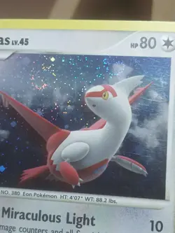 Double SWIRL HP Pokemon Latias Lv.45 Rare Holo 3/17 POP 7 - Image 5