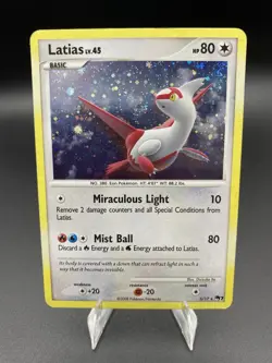 Latias Lv.45 3/17 POP 7 Promo Holo Rare 2008 Pokemon TCG Card - Image 1