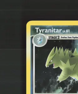 Tyranitar 30/100 Stormfront Holo Rare Pokemon Card LP - Image 3