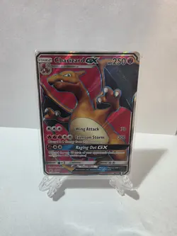 Pokemon Charizard GX SM60 Sun & Moon Full Art Holo Black Star Promo 2017 - Image 1