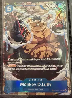 Op 13 Treasure Rare-Monkey.D.Luffy OP11-058 (TR)Carrying On His Will Foil Luffy - Image 2