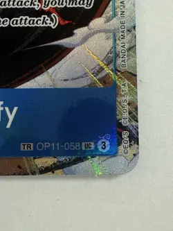 Monkey.D.Luffy - OP11-058 (TR) OP11-058 Carrying On His Will Foil - Image 3
