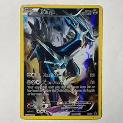 Pokemon TCG Dialga XY77 Full Art Holo Black Star Promo 2015 Moderately Played - Image 1