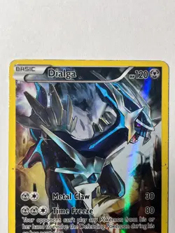 Pokemon TCG Dialga XY77 Full Art Holo Black Star Promo 2015 Moderately Played - Image 3