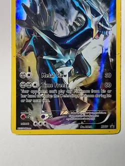 Pokemon TCG Dialga XY77 Full Art Holo Black Star Promo 2015 Moderately Played - Image 4