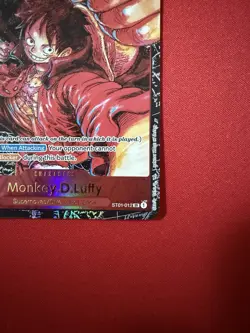 One Piece Card Monkey D.Luffy ST01-012 SR ENG - Image 5