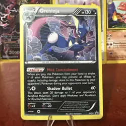 Pokemon TCG Greninja XY Black Star Promo Holo Card XY24 - Image 1