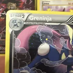 Pokemon TCG Greninja XY Black Star Promo Holo Card XY24 - Image 2