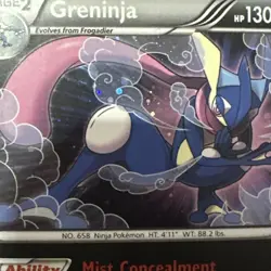 Pokemon TCG Greninja XY Black Star Promo Holo Card XY24 - Image 5