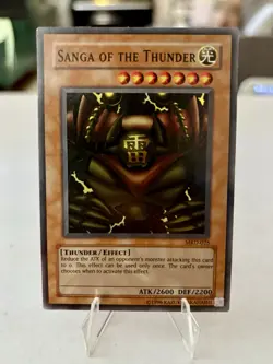 NM/MT+ YuGiOh Metal Raiders; Sanga Of Thunder MRD-025 - Rare Immaculate Card - Image 1