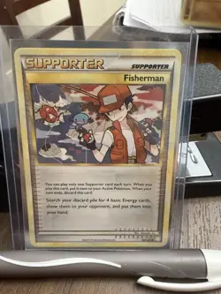Pokemon TCG Fisherman Supporter Card 92/123 Nintendo 2010 English Standard - Image 1