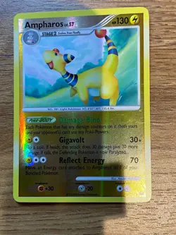 Ampharos 1/127 Reverse Holo Rare | Platinum Base (2009) | Pokemon Cards TCG LP - Image 1
