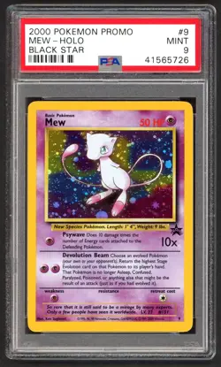 Pokemon Cards - PSA 9 Mew 9 - Black Star Promo Holo - MINT - PSA9 - Image 1
