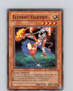 Yu-Gi-Oh TCG Element Valkyrie FET-EN010 Unlimited Regular Common Card Played LP - Image 1