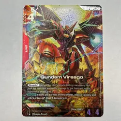 Gundam TCG Card Game Dual Impact GD02-055 LR+ Gundam Virsago Alt Art NM Rare - Image 1