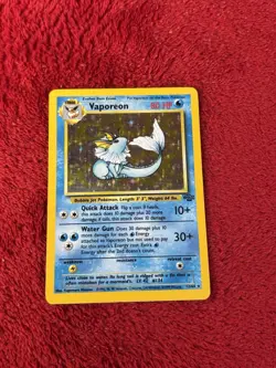 Vaporeon 12/64 Jungle Holo Wotc Pokemon Card Lp- 1999 - Image 1