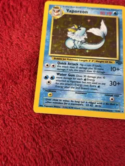 Vaporeon 12/64 Jungle Holo Wotc Pokemon Card Lp- 1999 - Image 4