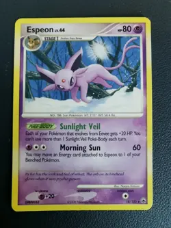 Pokemon Card Espeon 18/100 D&P Majestic Dawn Non-Holo Rare - Image 1