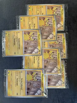 7 Pikachu At The Museum x Natural History London jumbo Pokemon Cards new Sealed - Image 3