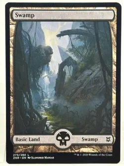 MTG Magic [x1] Swamp [x1] 273/280 Full Art Zendikar Rising M/NM - Image 1