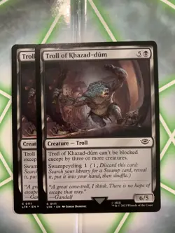 MTG - Troll of Khazad-dum - x2 - LTR 0111 - Lord of the Rings - English NM - Image 1
