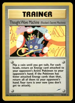 Pokemon Tcg Thought Wave Machine #96 Pokemon Neo Destiny LP - Image 1