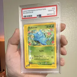 Pokemon Bulbasaur Expedition Base Set 094/165 PSA 10 2002 English Regular - Image 1