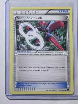 Scizor Spirit Link 111/122 XY BREAKpoint Pokemon 006226 - Image 1