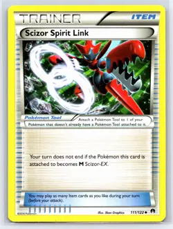 2016 Pokemon TCG - Breakpoint - Regular Scizor Spirit Link 111/122 - Image 1