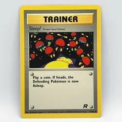 Sleep! 79/82 Team Rocket Common Pokemon WoTC - Image 1