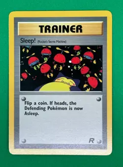 Pokemon WOTC Sleep! 79/82 Team Rocket Set UNLIMITED Common - Image 1