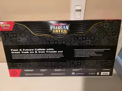 Pokemon: Paldean Fates Great Tusk EX & Iron Treads EX Premium Collection Sealed - Image 2