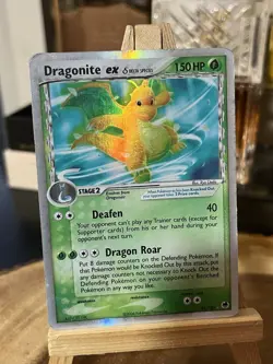 Dragonite EX Delta Species #91/101 Dragon Frontiers Heavy Played Holo Rare 2006 - Image 1