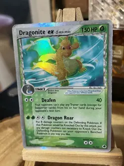 Dragonite EX Delta Species #91/101 Dragon Frontiers Heavy Played Holo Rare 2006 - Image 2