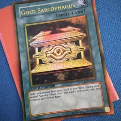 Yugioh! MP Gold Sarcophagus - GLD2-EN040 - Gold Rare - Limited Edition Moderatel - Image 1
