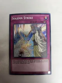 Yu-Gi-Oh! TCG Solemn Strike BOSH-EN079 Secret Rare - Image 1