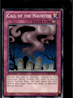 Yu-Gi-Oh Call of the Haunted Yu-Gi-Oh SDBE-EN037 1st Edition - Image 1