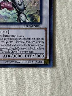 Graydle Dragon Yugioh Super Rare 1st Edition Dimension Of Chaos DOCS-EN048 - Image 5