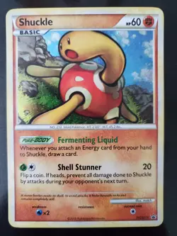 Shuckle HGSS15 Holo Pokemon TCG HeartGold SoulSilver Black Star Promo Very LP - Image 1