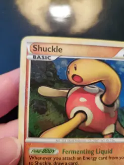 Shuckle HGSS15 Holo Pokemon TCG HeartGold SoulSilver Black Star Promo Very LP - Image 5