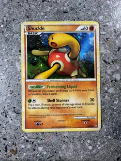 Pokemon TCG Cards Shuckle HGSS15 Black Star Promo Holo - Image 1