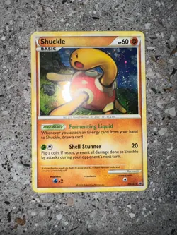 Pokemon TCG Cards Shuckle HGSS15 Black Star Promo Holo - Image 3