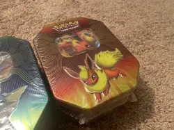 Pokemon Tins 2019 Elemental Powers Jolteon,Vaporeon,Flareon GX Sealed Set of 3 - Image 4
