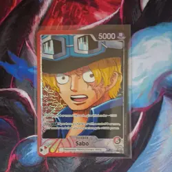 One Piece TCG OP13-004 Sabo Alt Art Leader English - Image 1