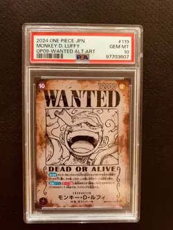 LAST ONE - Don't Miss-Out, 2024 One Piece JPN Wanted Alt Art Monkey D Luffy - Image 1